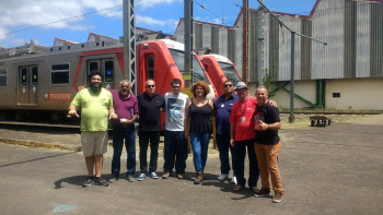 Visita da Fenametro à Trensurb